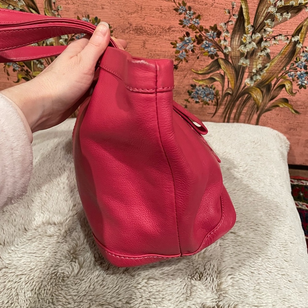 See By Chloé Hot Pink Leather Tote Shoulder Bag - Picture 6 of 13